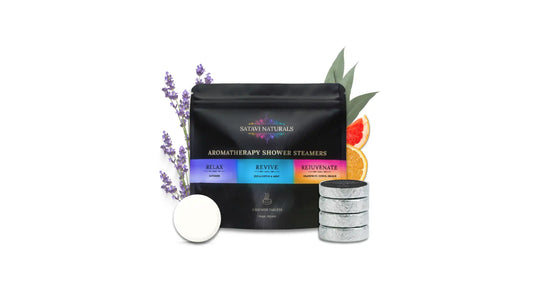 Satavi Naturals 5-Pack Variety Shower Steamers | Turn Everyday Showers into Mood-Boosting Mini Retreats