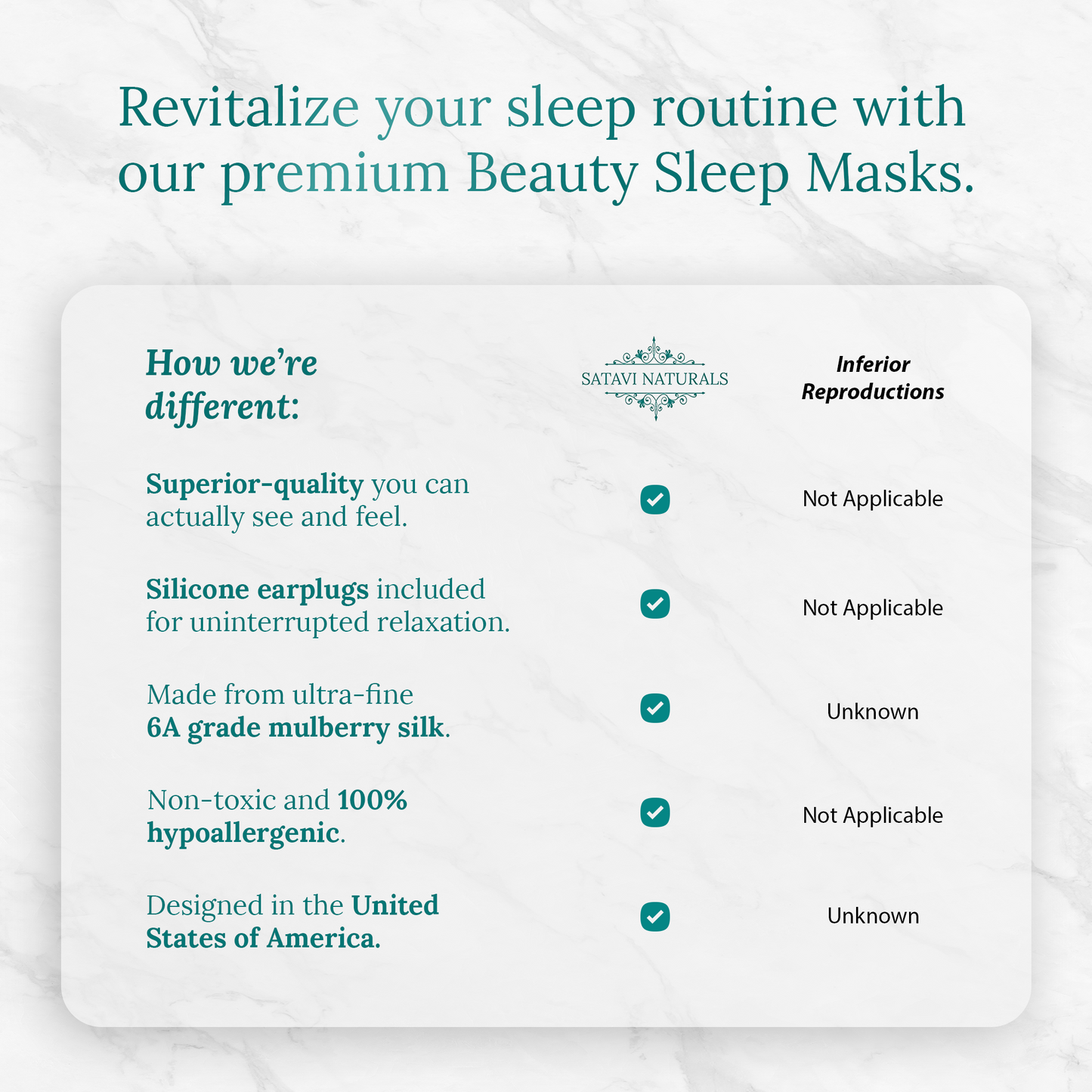 Beauty Sleep Masks