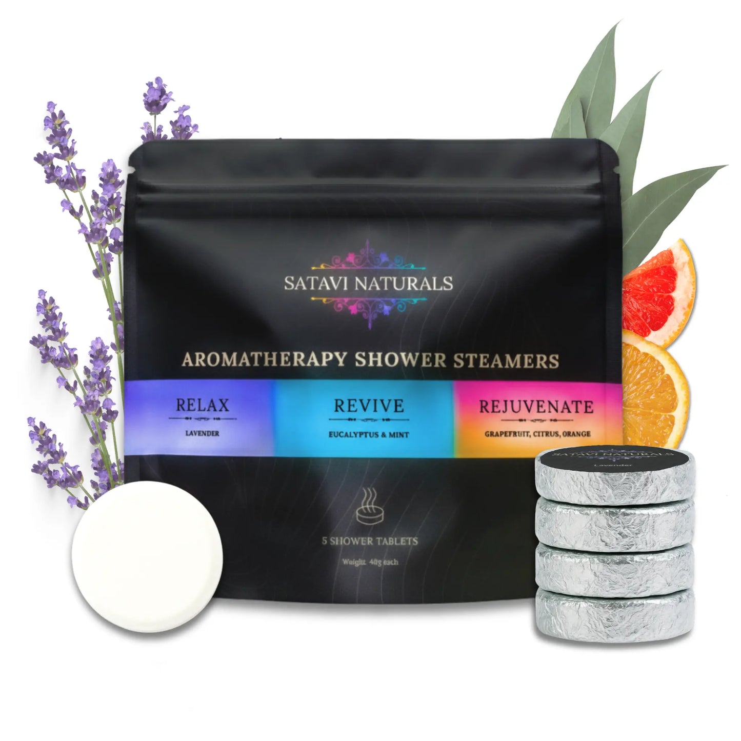 Aromatherapy Shower Steamers Variety Pack