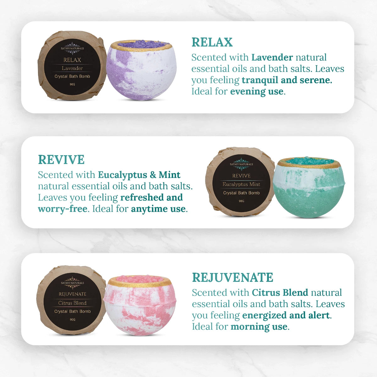 Crystal Bath Bombs